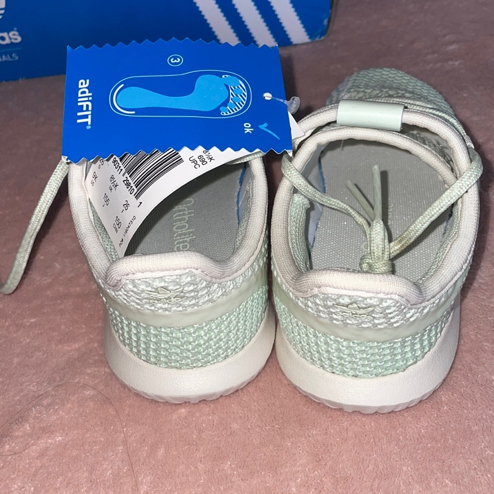 Adidas Tubular Shadow size 9 kids minty green sneakers shoes run small more “7 - Picture 4 of 9